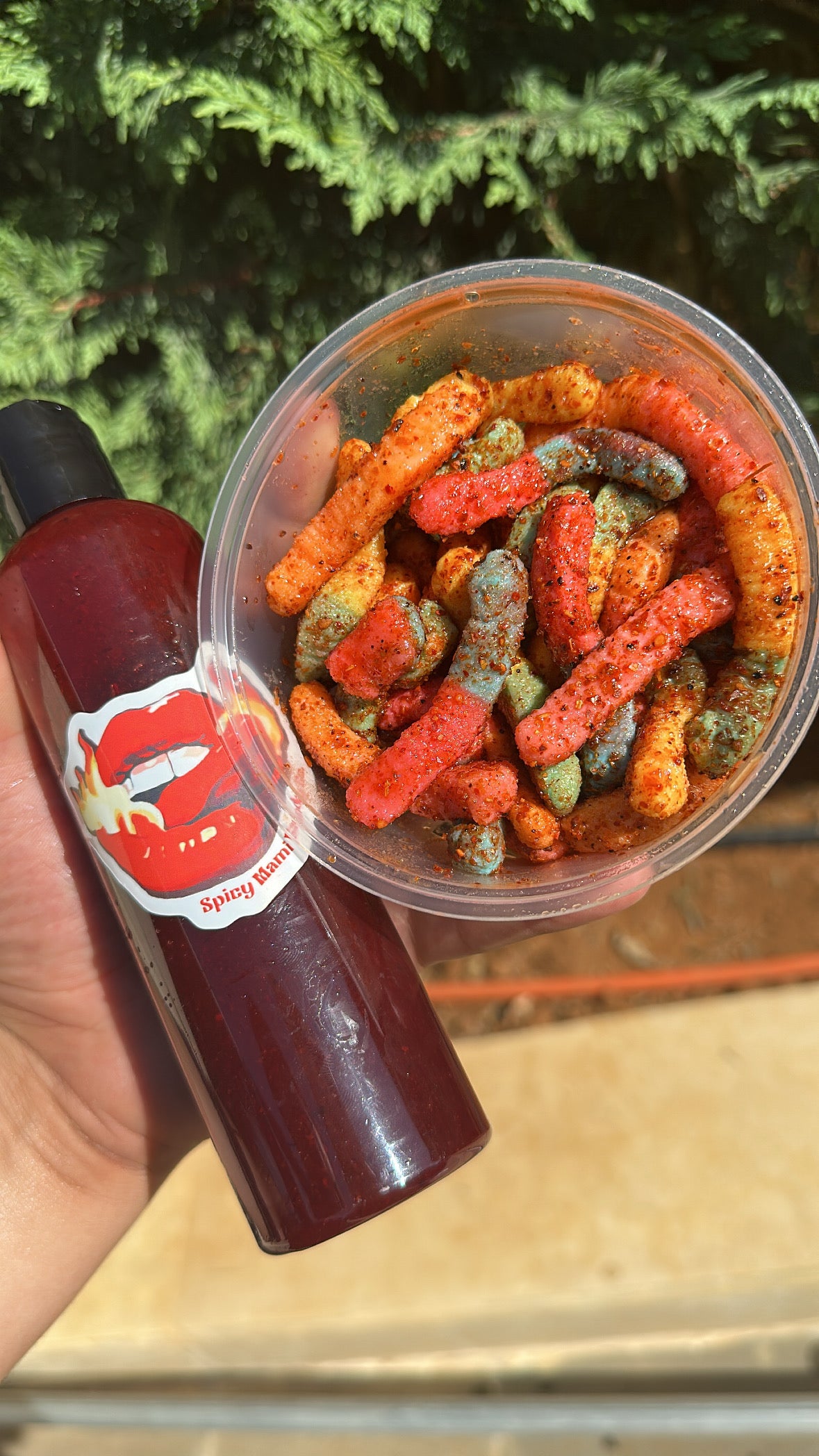 Chamoy Gummy Worms