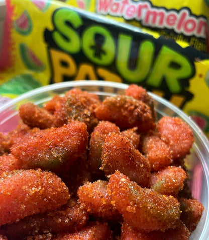 Chamoy Watermelon Bites