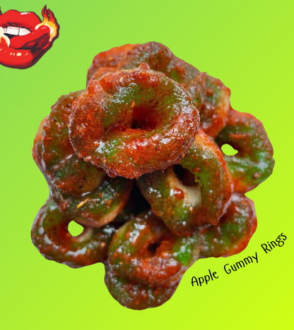 Chamoy Apple Rings