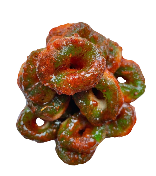 Chamoy Apple Rings