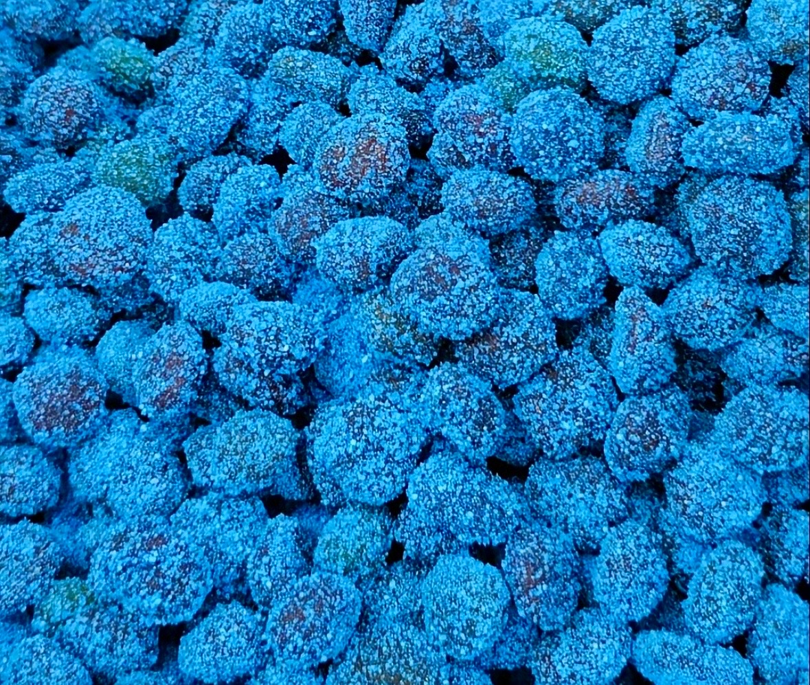 Sour Blue Raspberry Gushers