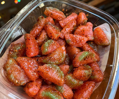 Chamoy Watermelon Bites